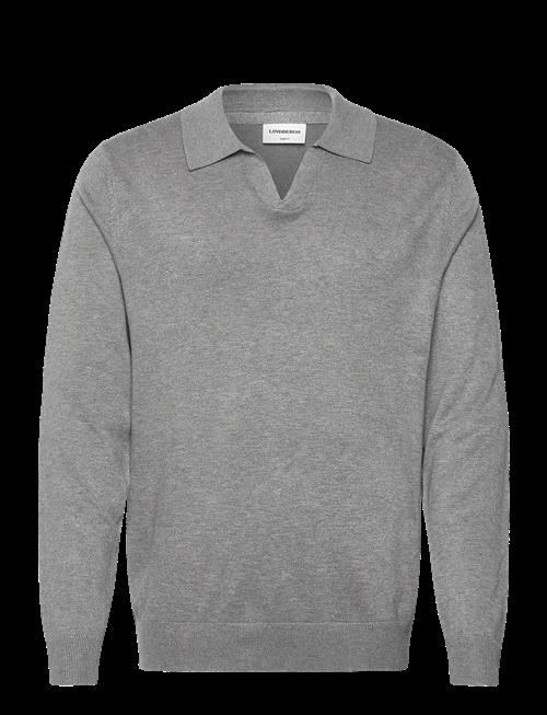Lindbergh | Ecovero L/S V-Neck Polo | XL
