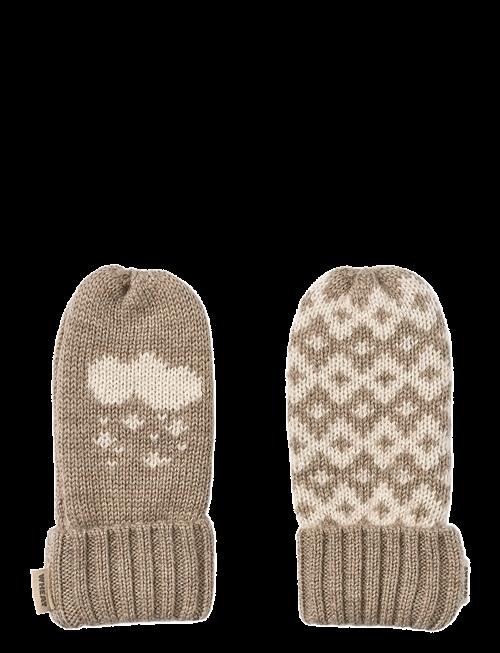 Wheat | Jacquard Mittens Towsi | L