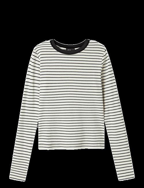LMTD | Nlfhinaja Ls Stripe Short S Top Noos | 158-164