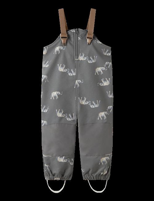 name it | Nmmalfa08 Softshell Bib Pant Aop Fo | 104