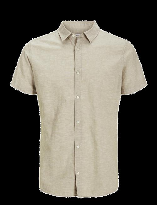 Jack & Jones | Jjbreeze Linen Blend Shirt Ss Sn Jnr | 152