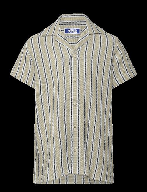 Jack & Jones | Jjecoba Stripe Resort Shirt Ss Sn Jnr | 164