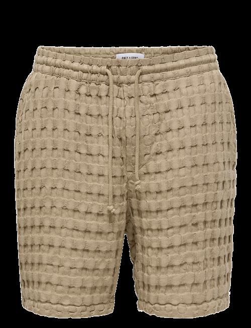 ONLY & SONS | Onstel Braddock Waffle Shorts | S