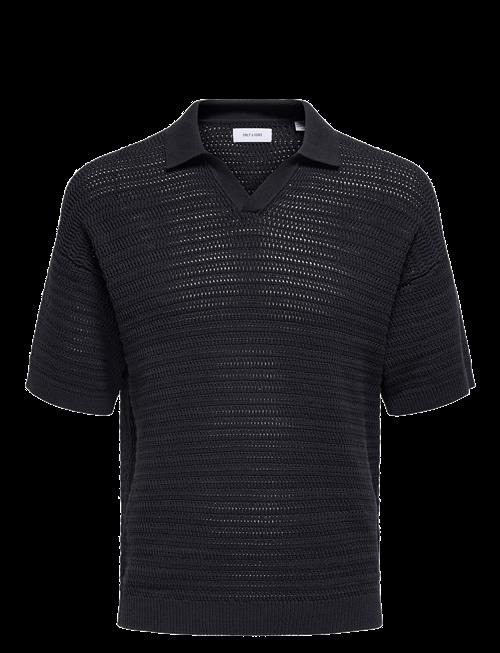 ONLY & SONS | Onsthiago Ds 7 Ss Resort Crochet Polo | S