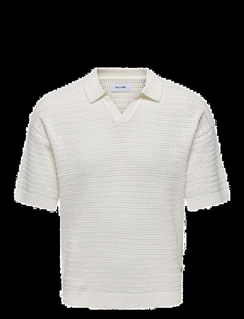 ONLY & SONS | Onsthiago Ds 7 Ss Resort Crochet Polo | M