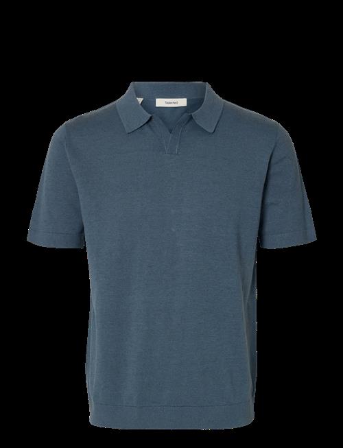 Selected | Slhmattis Ss Linen Blend Open Polo Noos | M