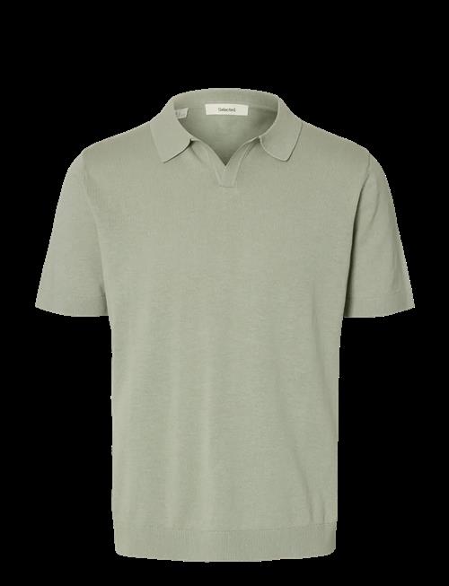 Selected | Slhmattis Ss Linen Blend Open Polo Noos | M
