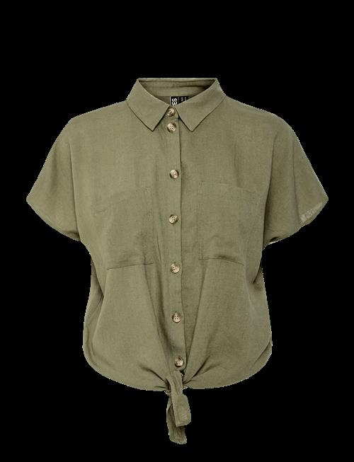 Pieces | Pcpia Ss Tie Shirt Wvn Noos | XS