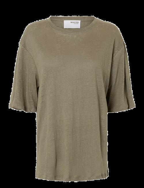 Selected | Slfvilja Linen Ss Tee | XS