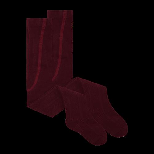 EnFant Stockings 2-pack Burgundy Burgundy-80/86 cm  Rød  80/86 cm
