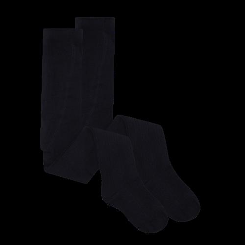 EnFant Stockings 2-pack Parisian Night Parisian Night-80/86 cm  Marineblå  80/86 cm