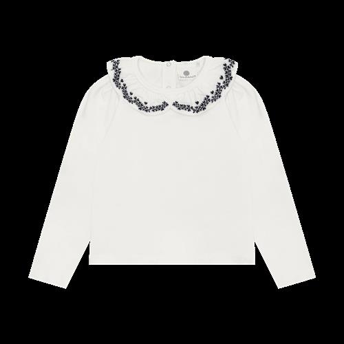 EnFant T-shirt LS Egret Egret-110 cm  Hvid  110 cm