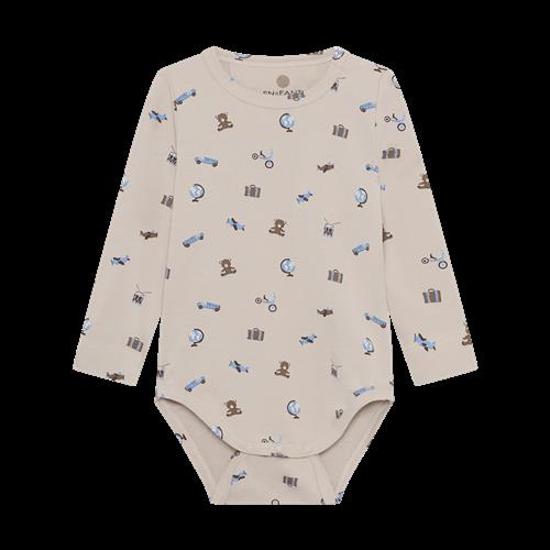 EnFant Body LS Chateau Gray Chateau Gray-92 cm  Grå  92 cm
