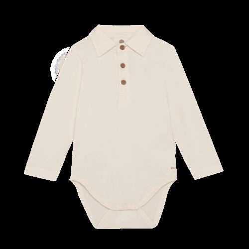 EnFant Body LS Polo Pearled Ivory Pearled Ivory-80 cm  Beige  80 cm