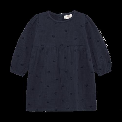 EnFant Dress LS Woven Parisian Night Parisian Night-74 cm  Marineblå  74 cm