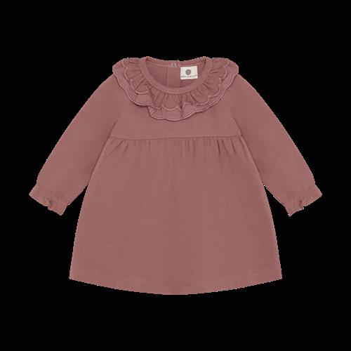 EnFant Dress LS Collar Burlwood Burlwood-68 cm  Lyserød  68 cm