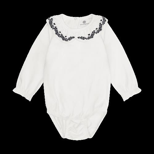 EnFant Body LS Collar Egret Egret-92 cm  Hvid  92 cm
