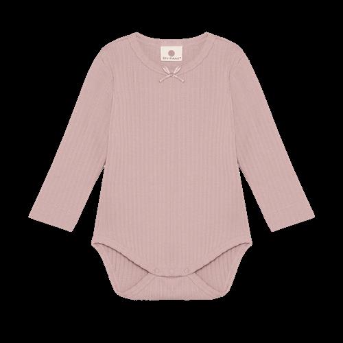 EnFant Body LS Pointelle Adobe Rose Adobe Rose-92 cm  Lyserød  92 cm