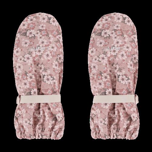 Celavi Padded PU-mittens w.fleece Shadow Gray Shadow Gray-2-4 Y  Beige  2-4 år