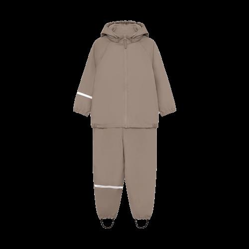 Celavi Rainwear Set w. fleece Fungi Fungi-100 cm  Brun  100 cm