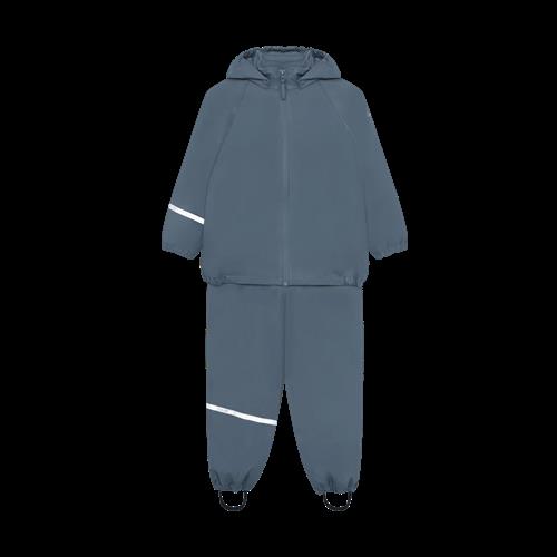 Celavi Rainwear Set w. fleece Stormy Weather Stormy Weather-120 cm  Blå  120 cm