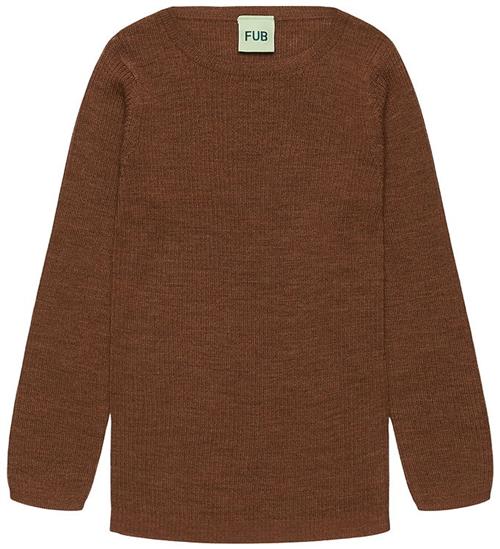Se FUB Bluse - Rib - Uld - Hazel Melange hos KidsWorld