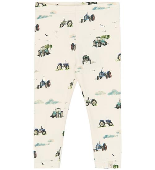 Petit Piao Leggings - PPStar - Eggnog Tractor AOP
