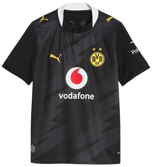 Puma Fodboldtrøje - Borussia Dortmund Udebane 26/27 - Sort/Flat