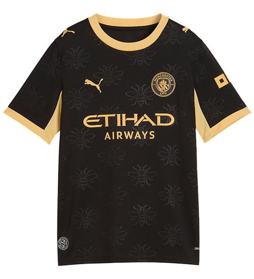 Puma Fodboldtrøje - Manchester City Udebane 26/27 - Sort/Flaxen