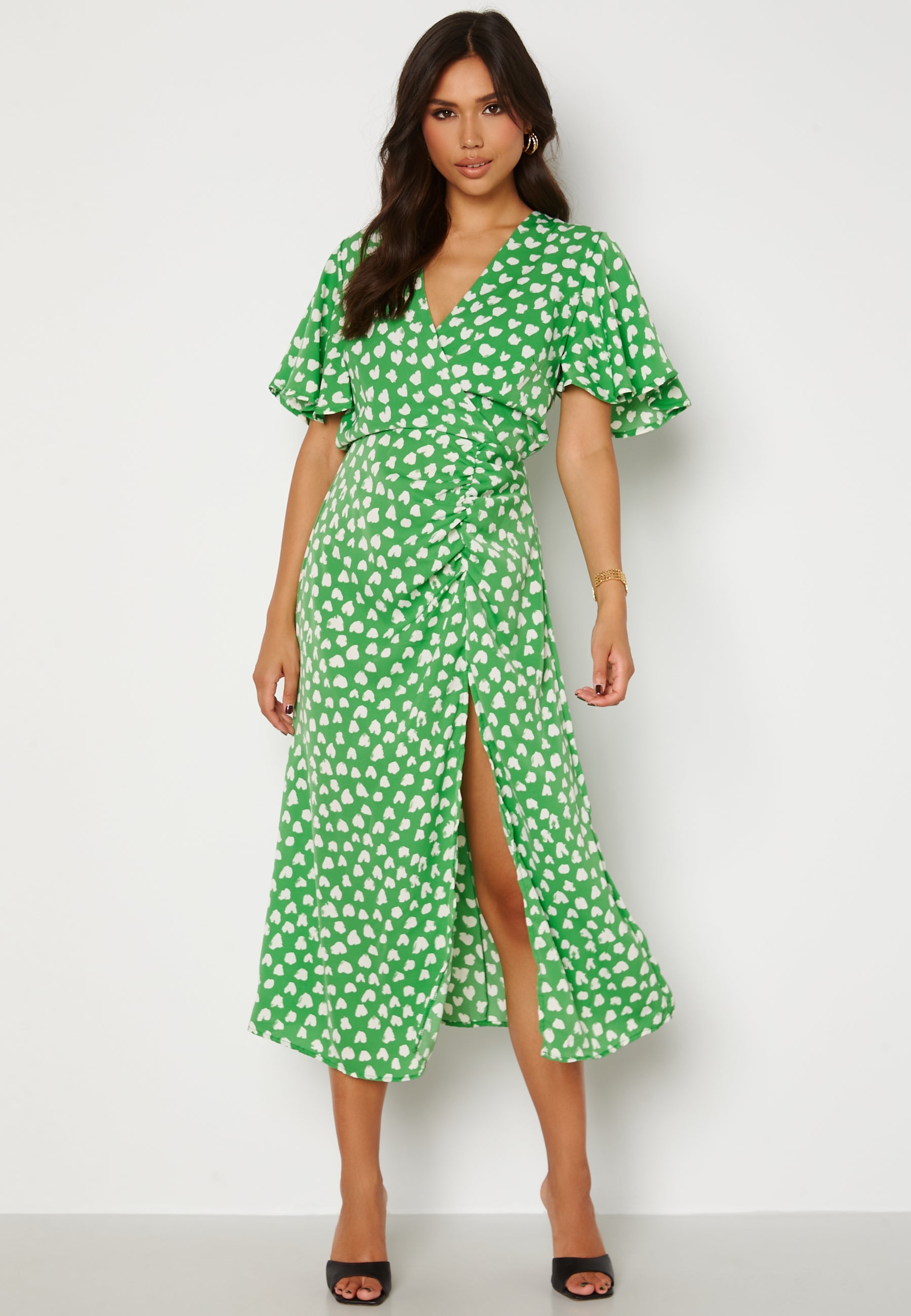 AX Paris Heart Print Midi Dress