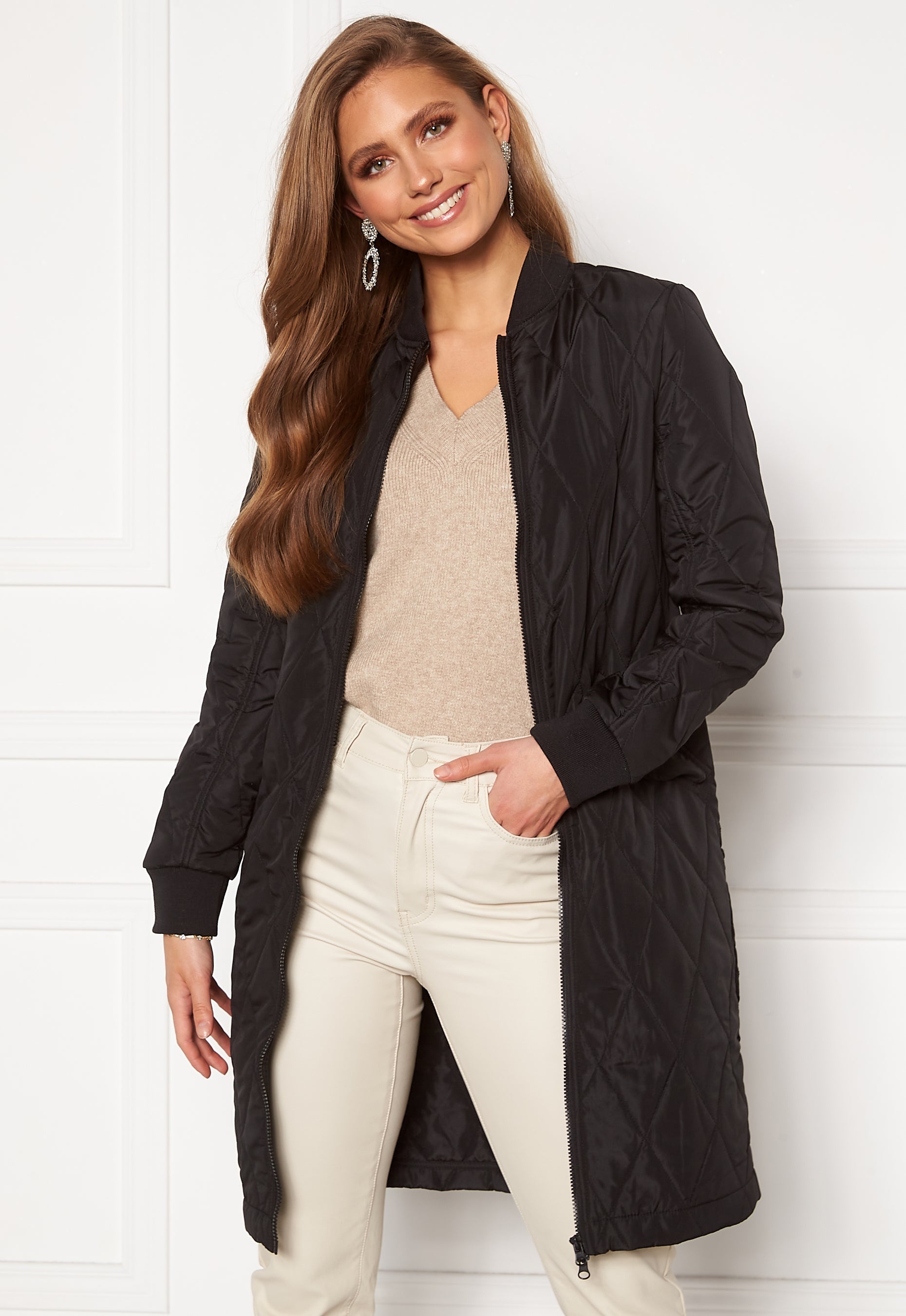 Happy Holly Freya quilted coat