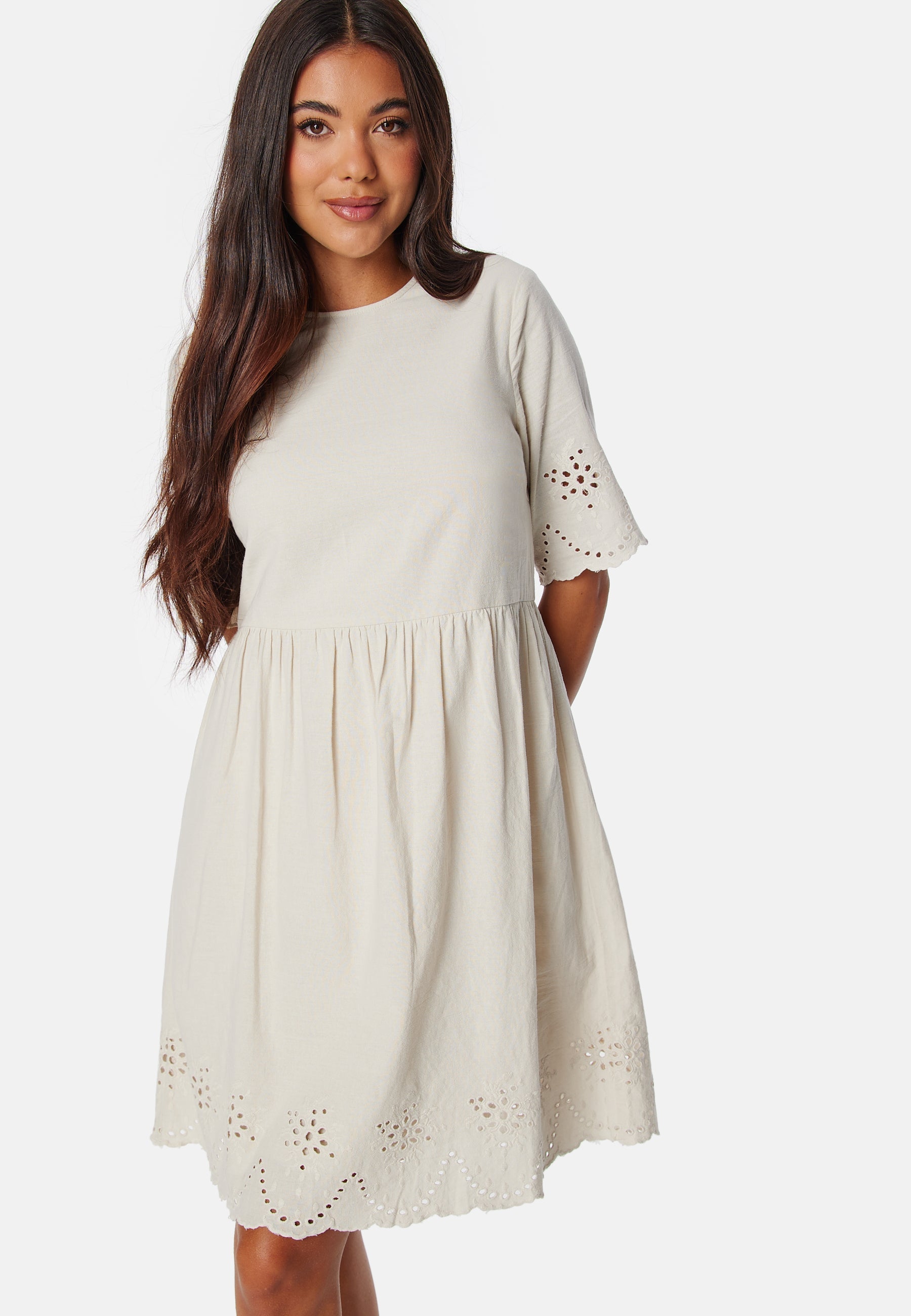 Pieces Pcalmina Embroidery Dress
