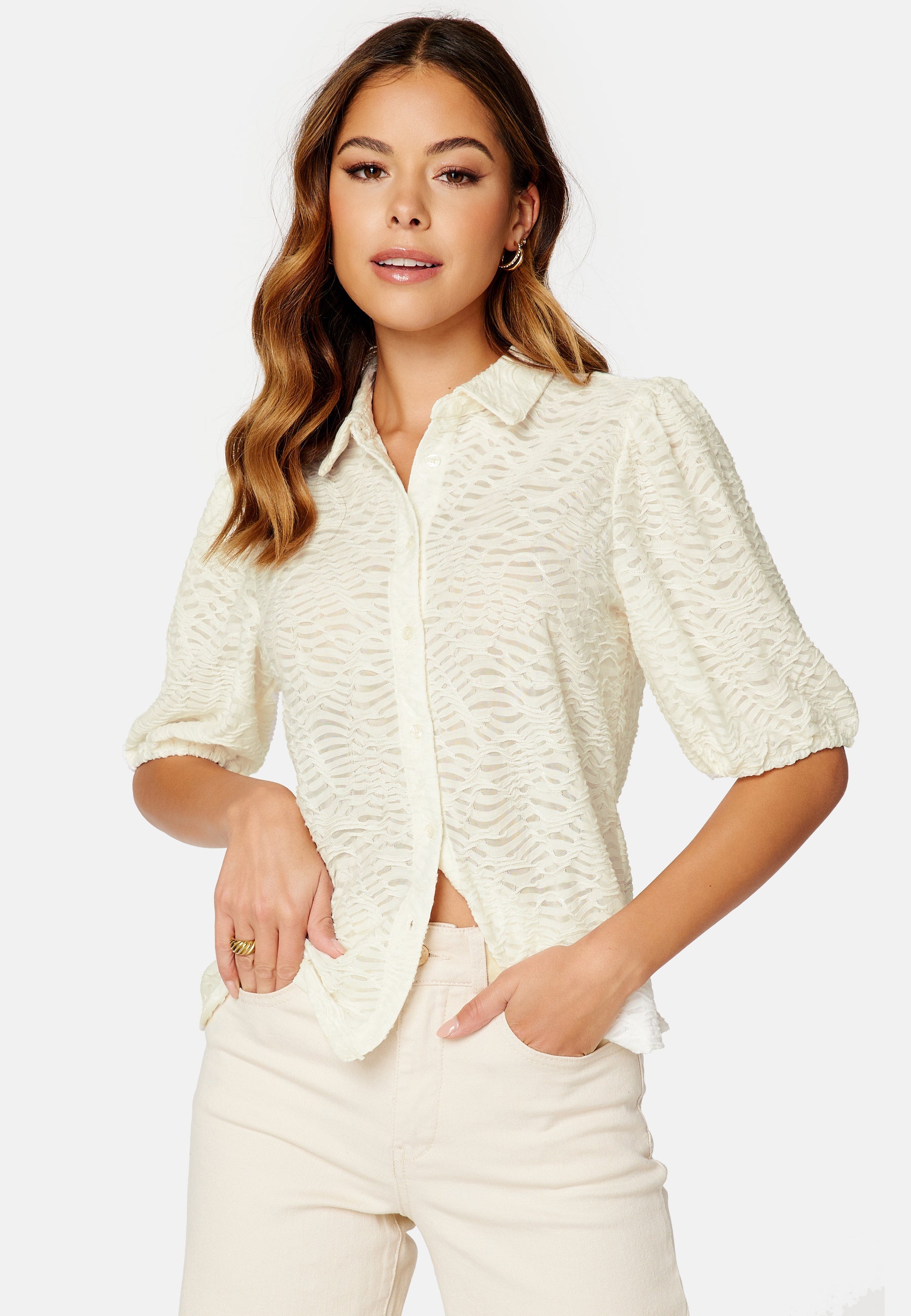 VILA Fino 2/4 Shirt