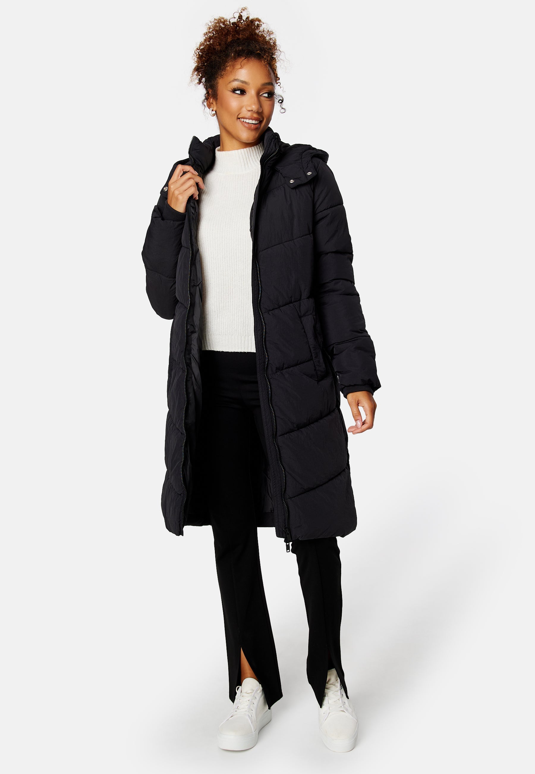 Pieces Jamilla Long Puffer Jacket
