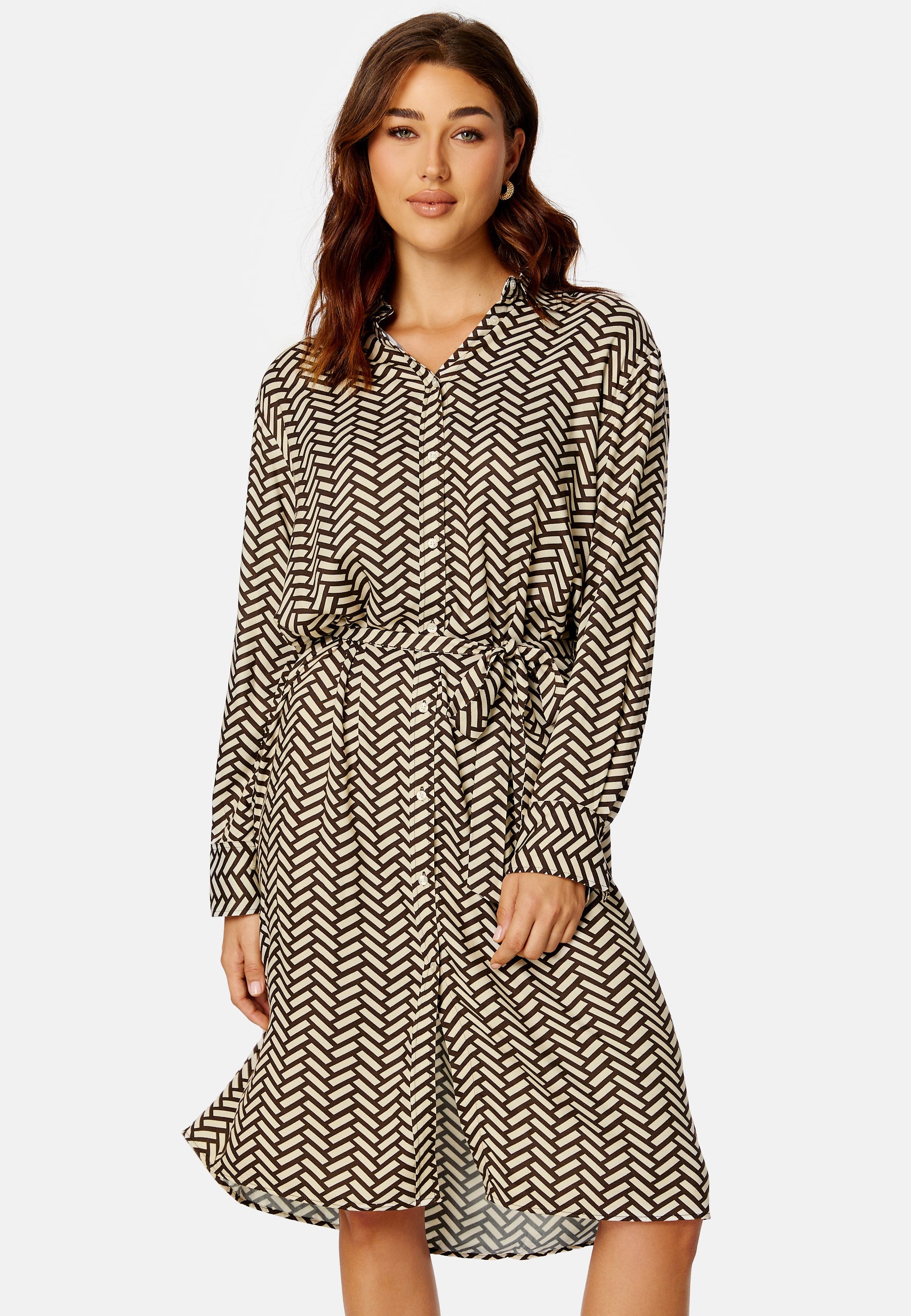 GANT Geometric Shirt Dress