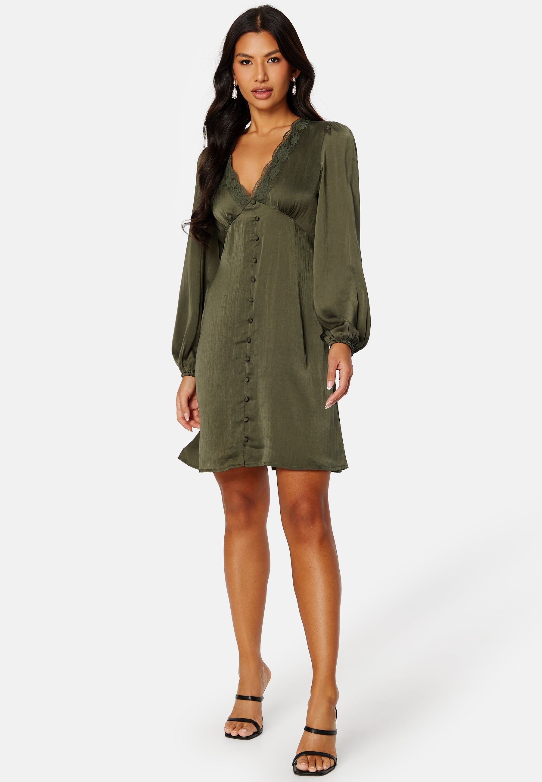 BUBBLEROOM Lucinda satin dress