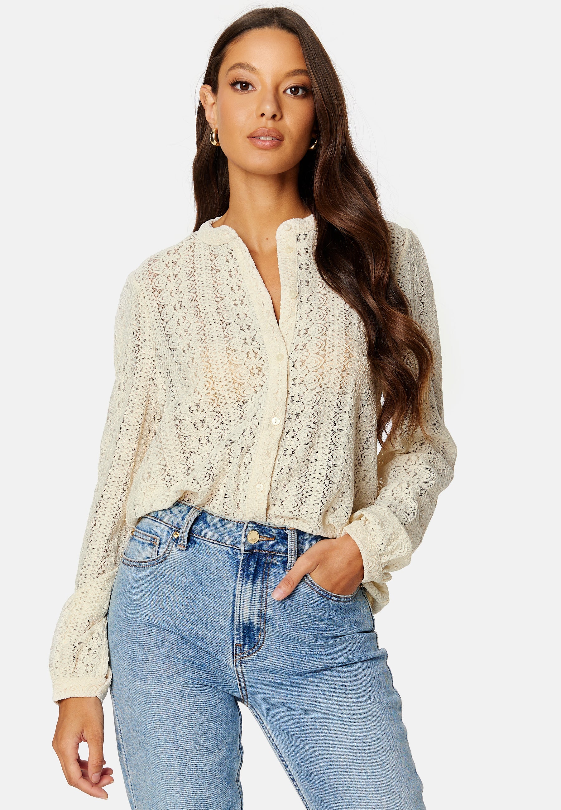 VILA Vichikka Lace L/S Shirt