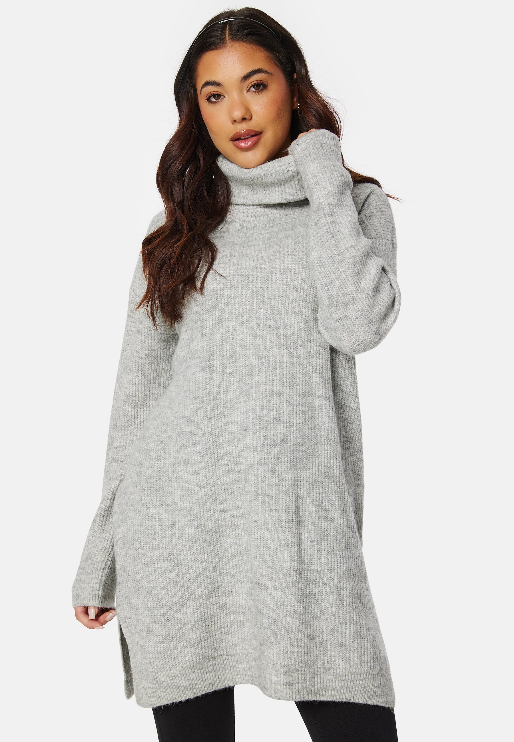 VILA Cilia Rollneck L/S Knit Tunic
