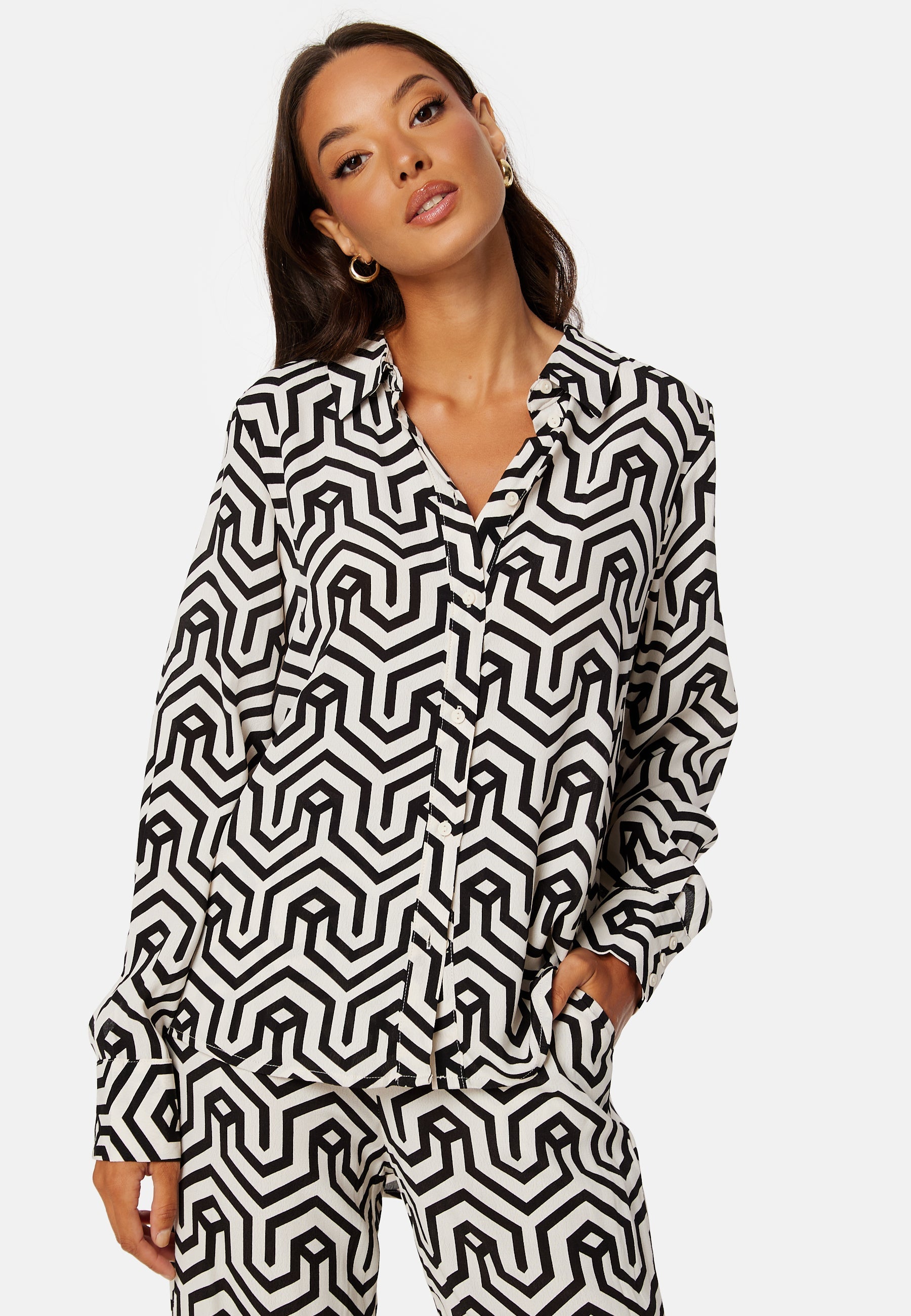 VILA Daca Sana L/S Oversize Shirt