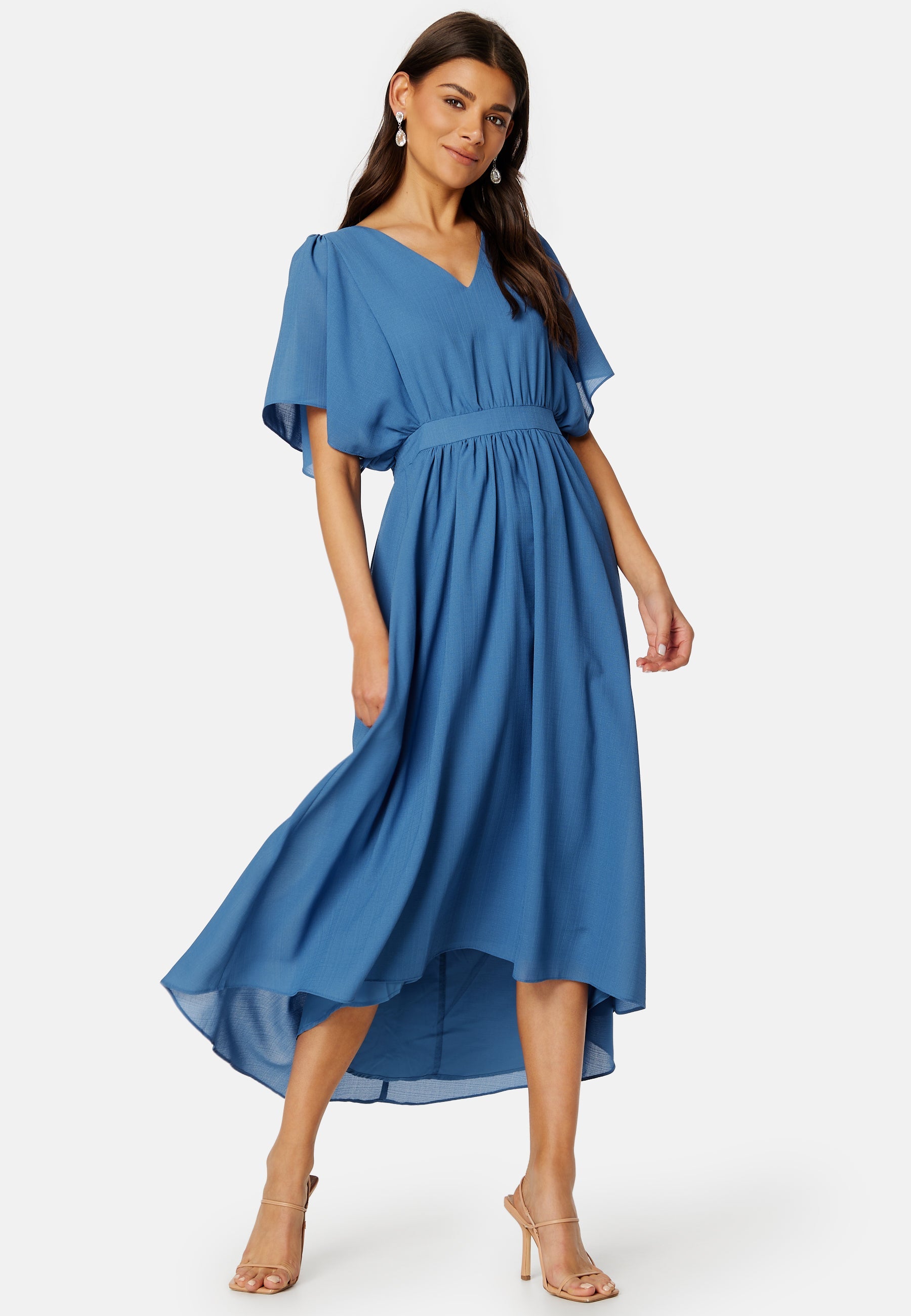 VILA Mirage 2/4 V-Neck Ankle Dress