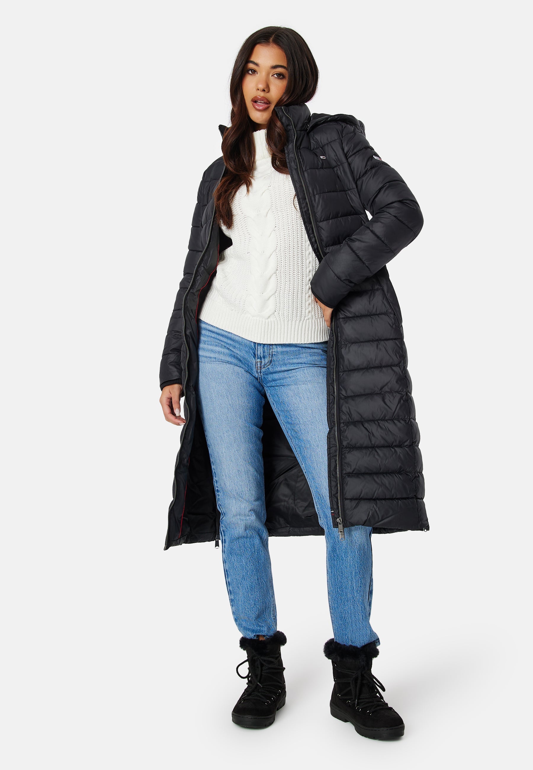 TOMMY JEANS Basic Hooded Coat