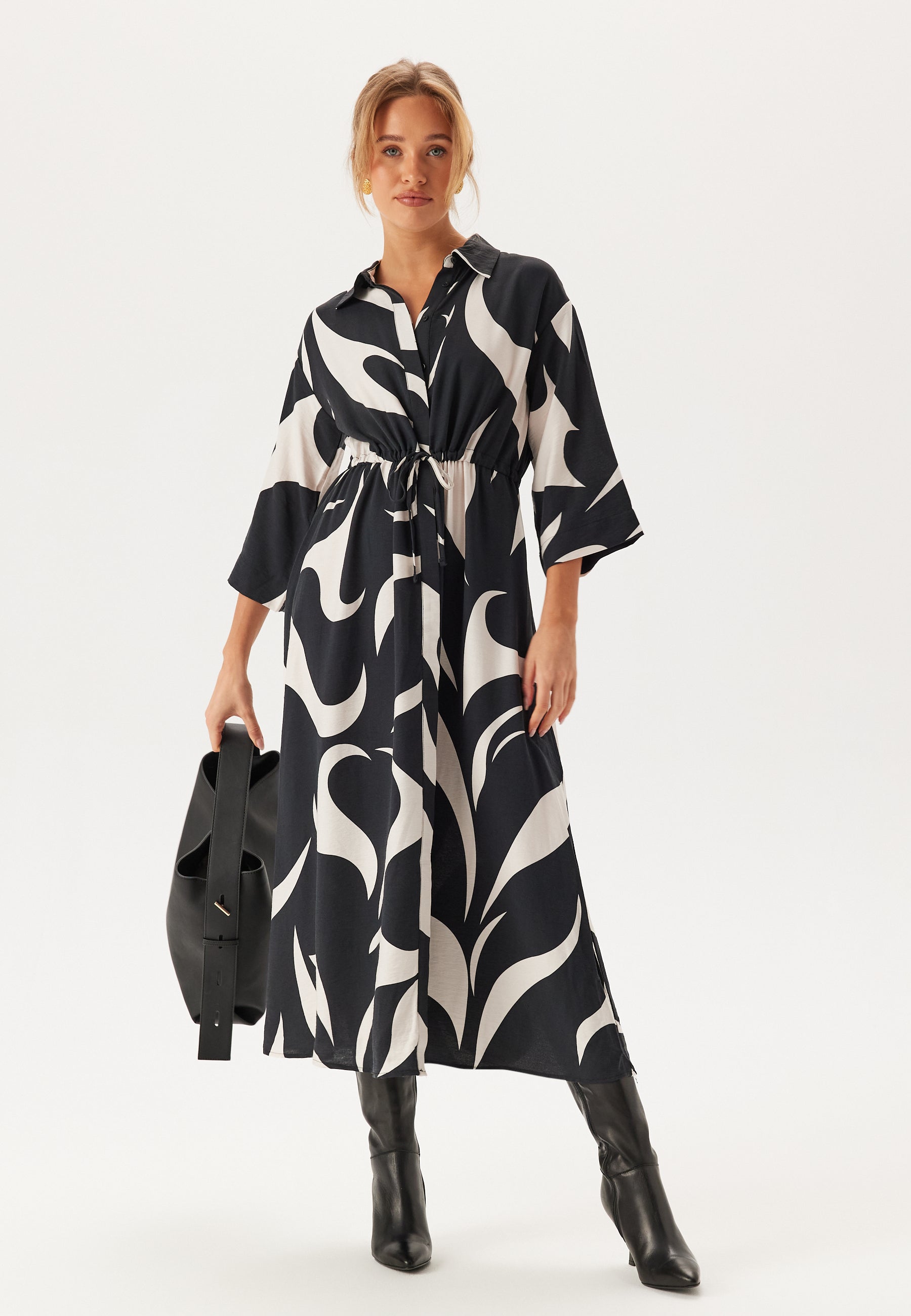 OBJECT Objdemia Lo 3/4 LONG SHIRT DRE