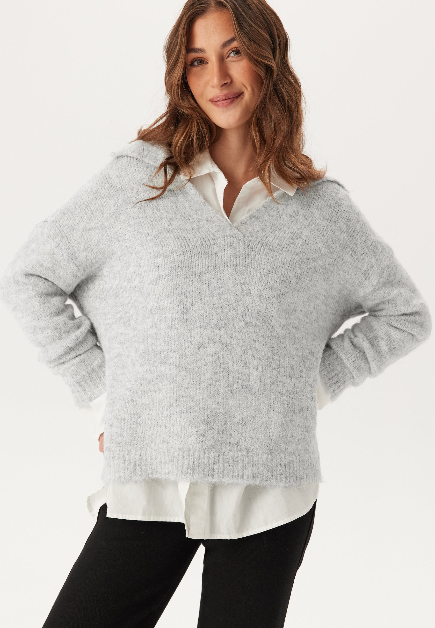 ONLY Onlmaggie Life Ls Split Neck