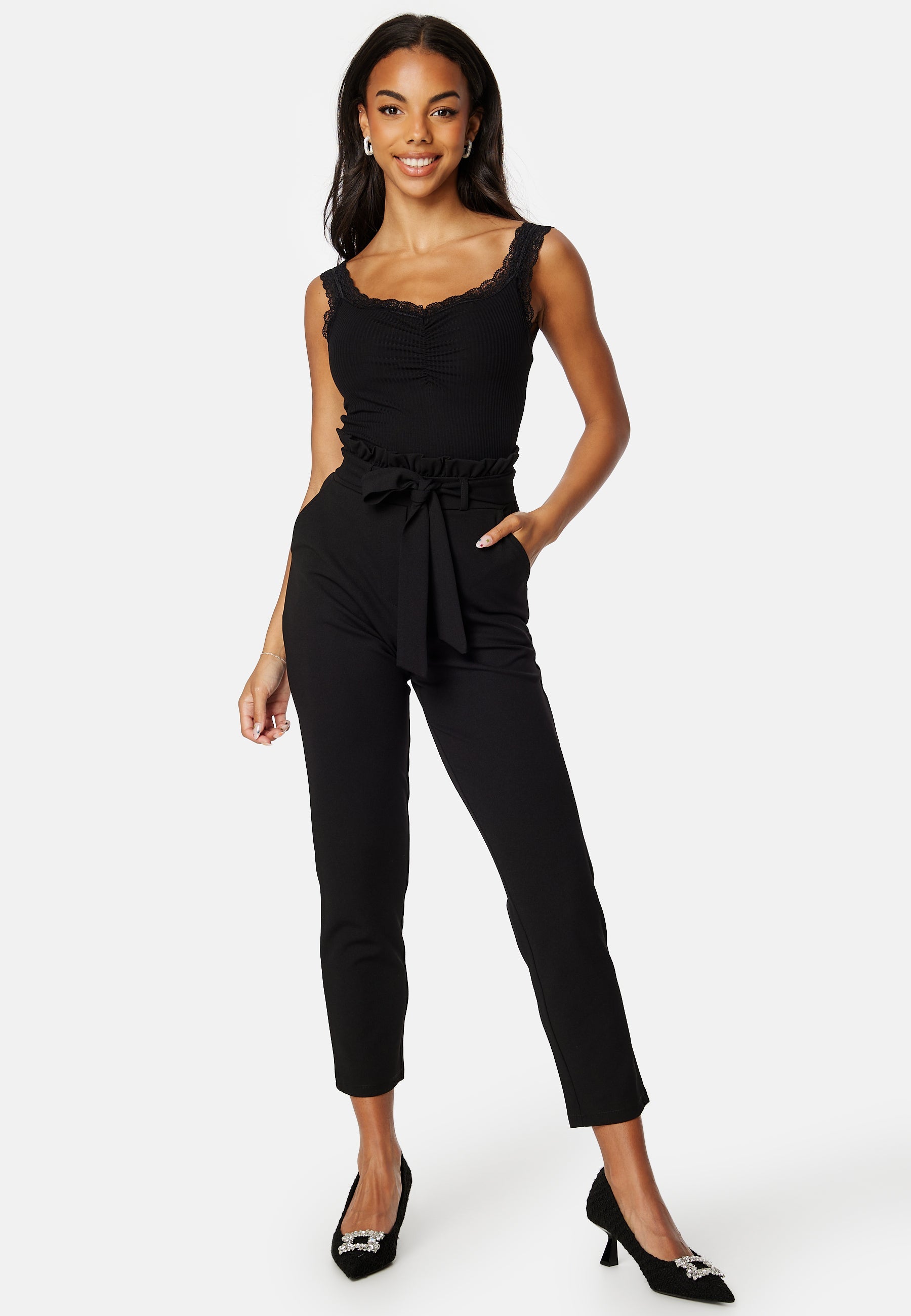 Happy Holly Paper Waist Pants
