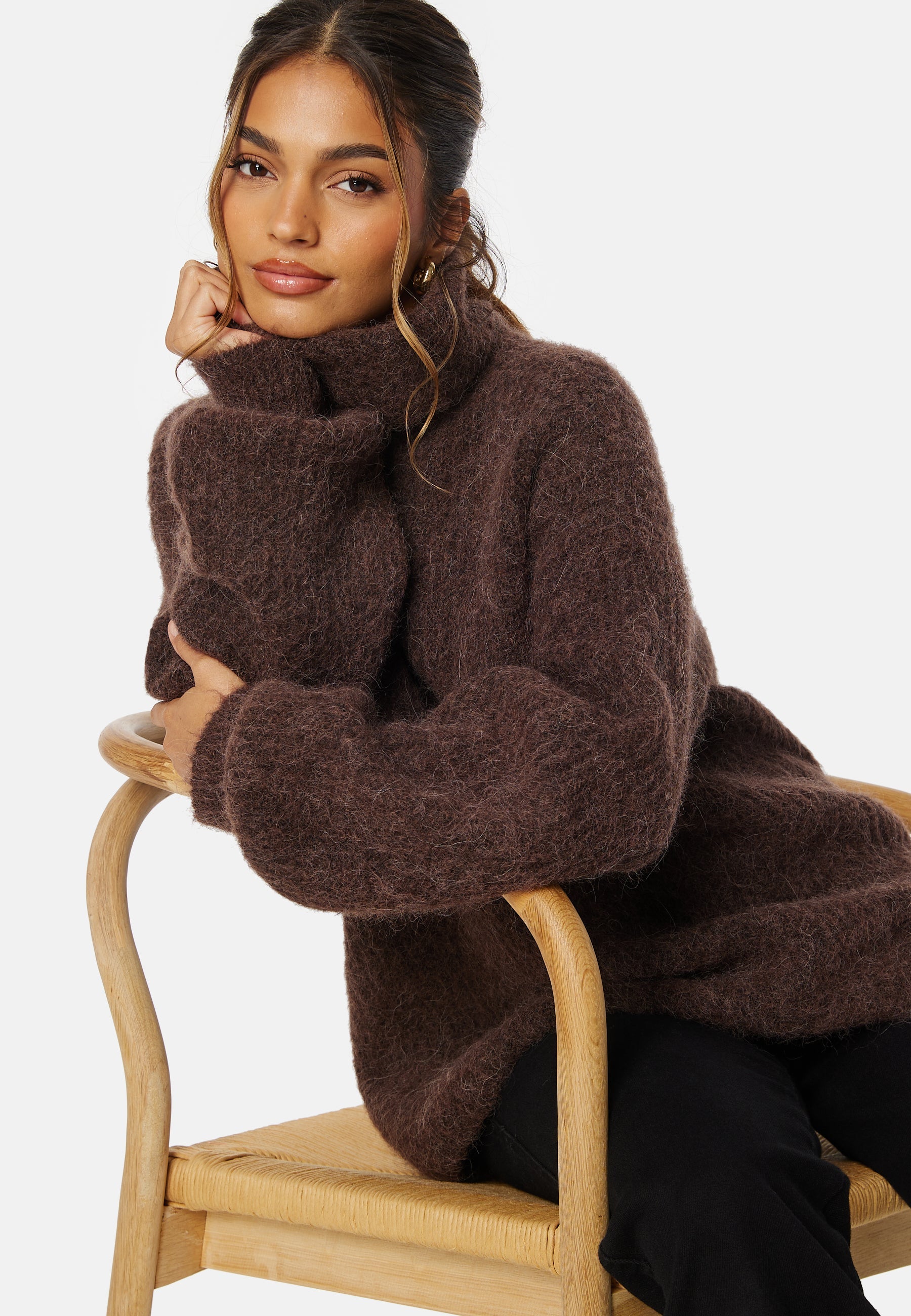 BUBBLEROOM CC Chunky knitted wool mix sweater
