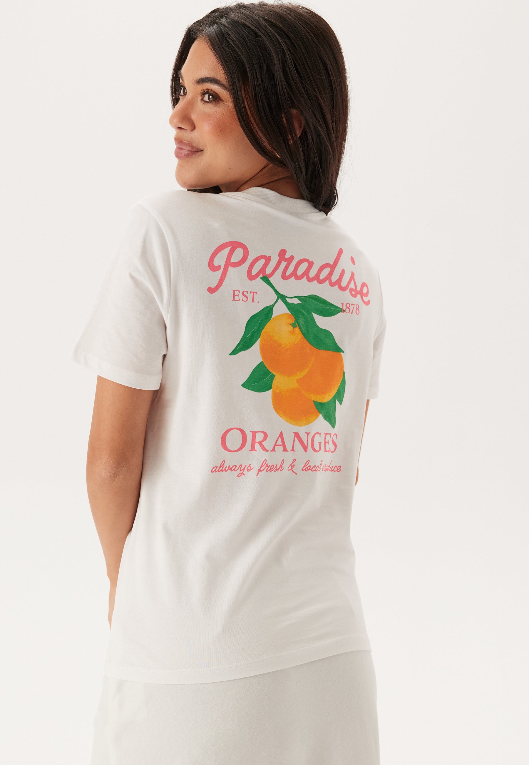 Pieces Pcsummer Ss Printed T-shirt