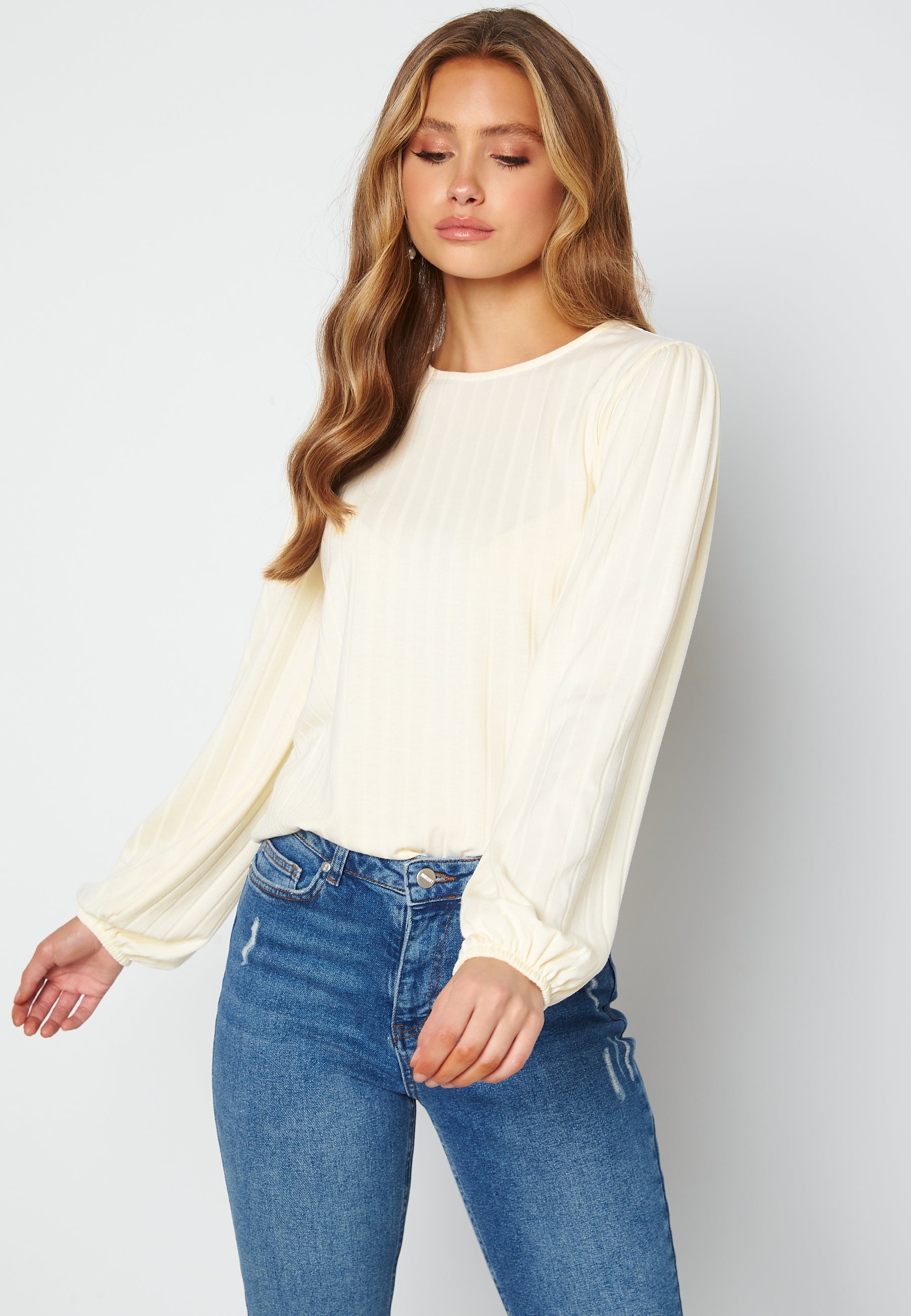 BUBBLEROOM Harper rib top
