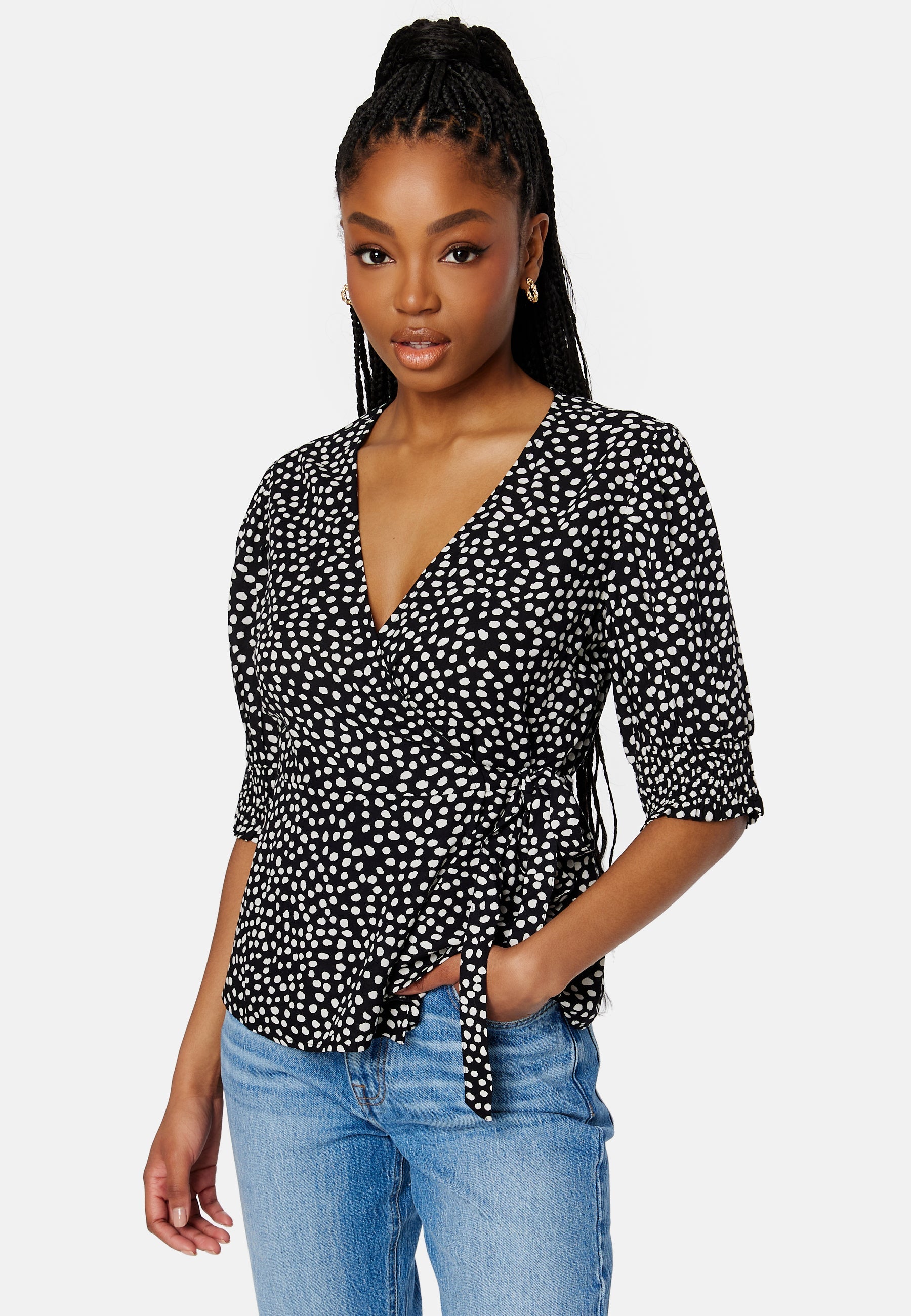 Pieces Tala 2/4 Wrap Top
