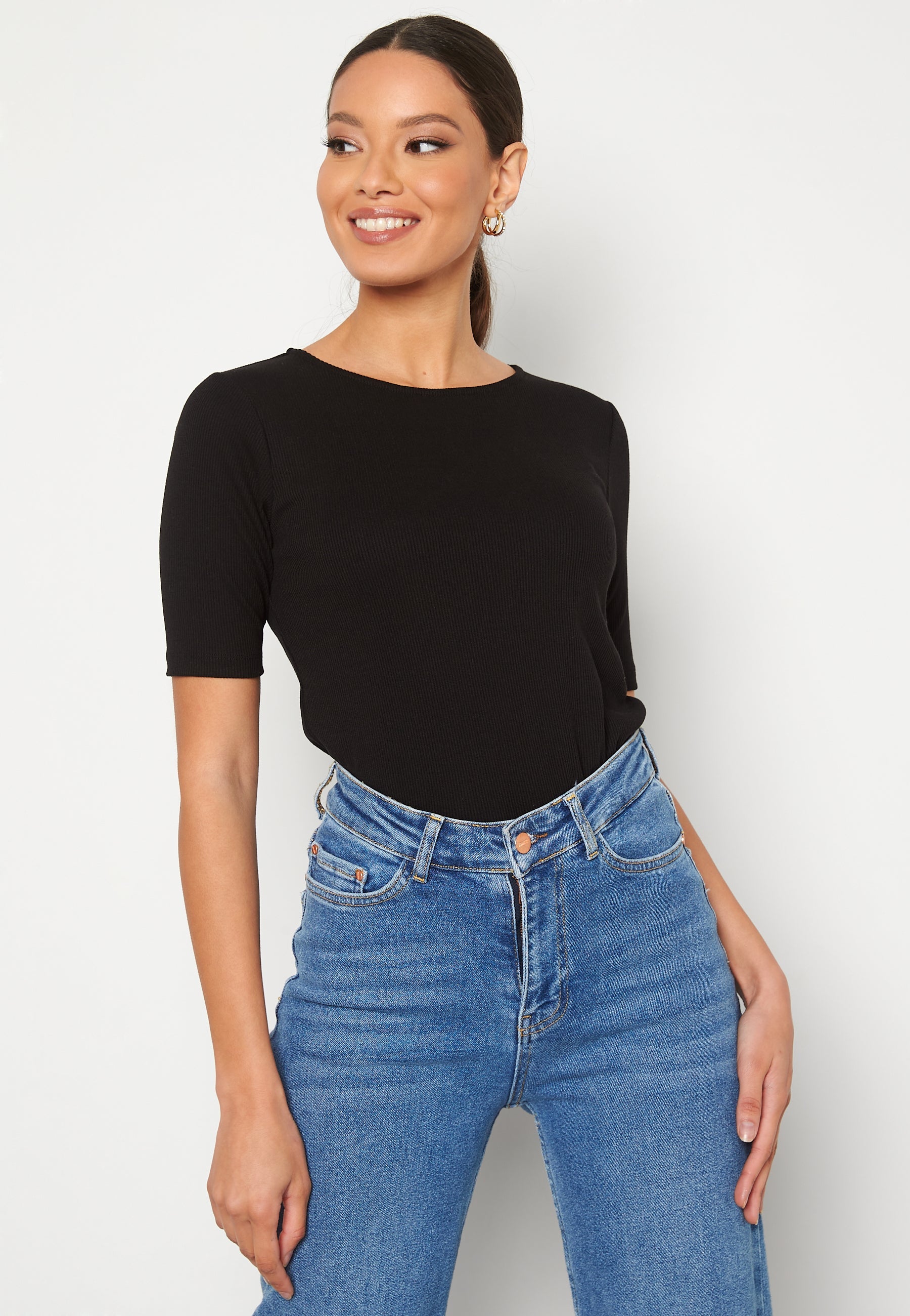Happy Holly Hedda rib top