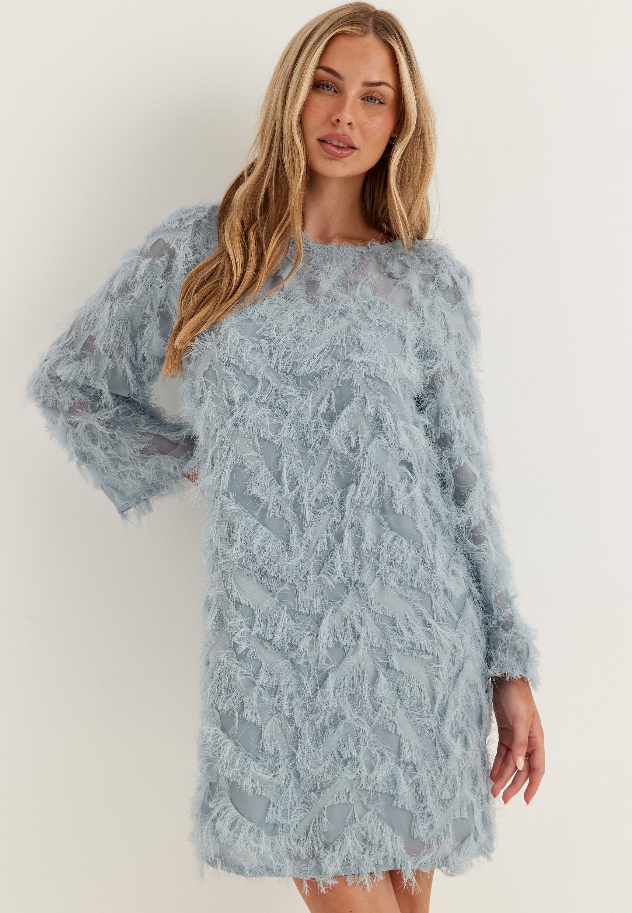 SELECTED Slfmyline Relaxed Ls Boat Neck Dress